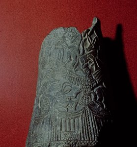 Vasija, de Uruk (ahora Warka, Irak) 3er milenio a.C.